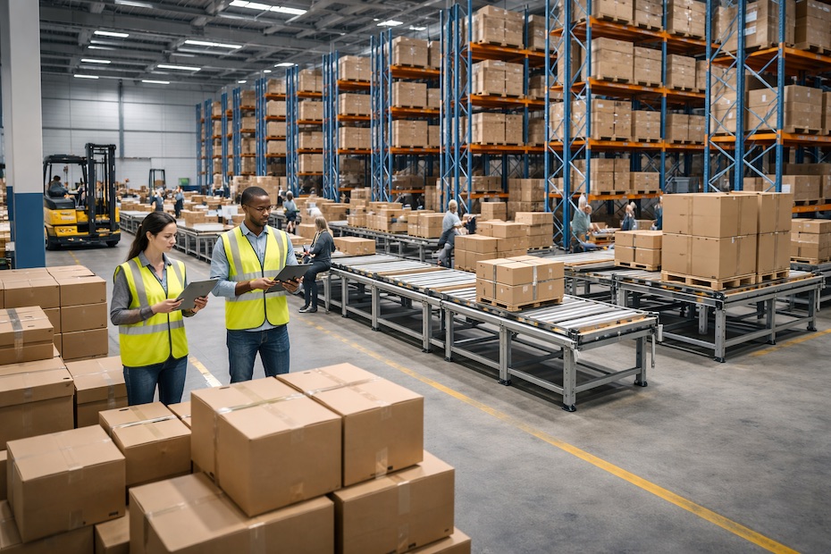 Professional 3PL warehouse supporting inventory storage and order fulfillment