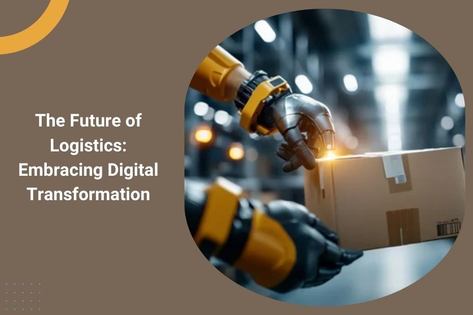 Logistics professionals leveraging digital tools and AI-powered systems for supply chain management.